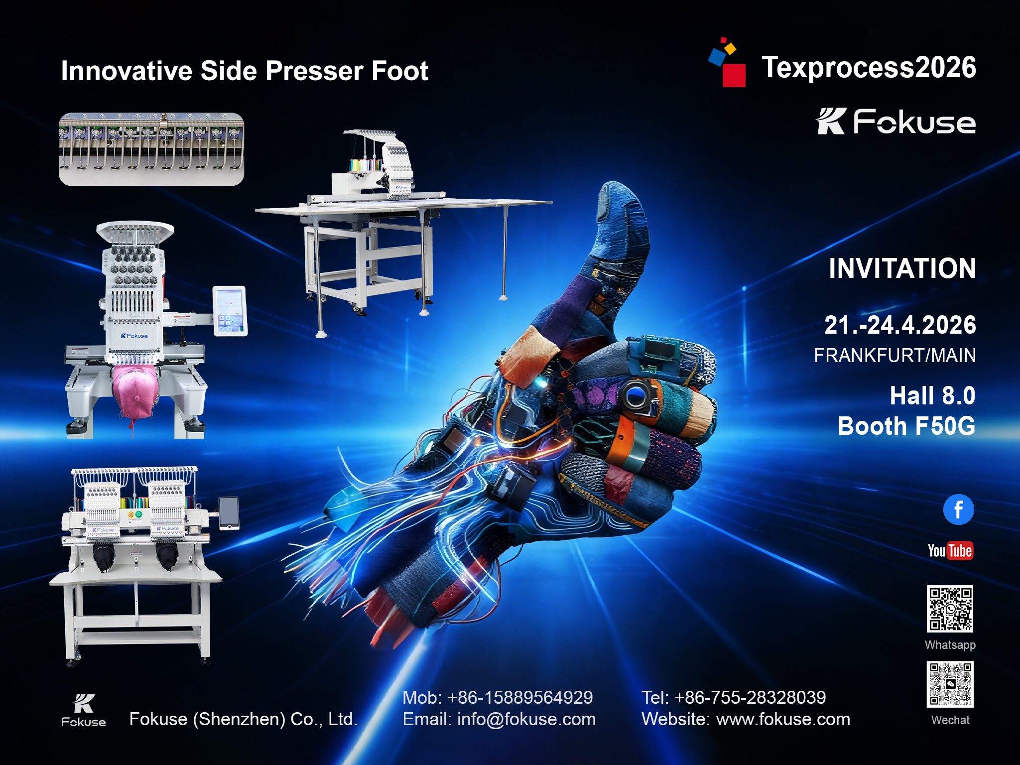 Fokuse to Showcase Latest Embroidery Solutions at Texprocess 2026
