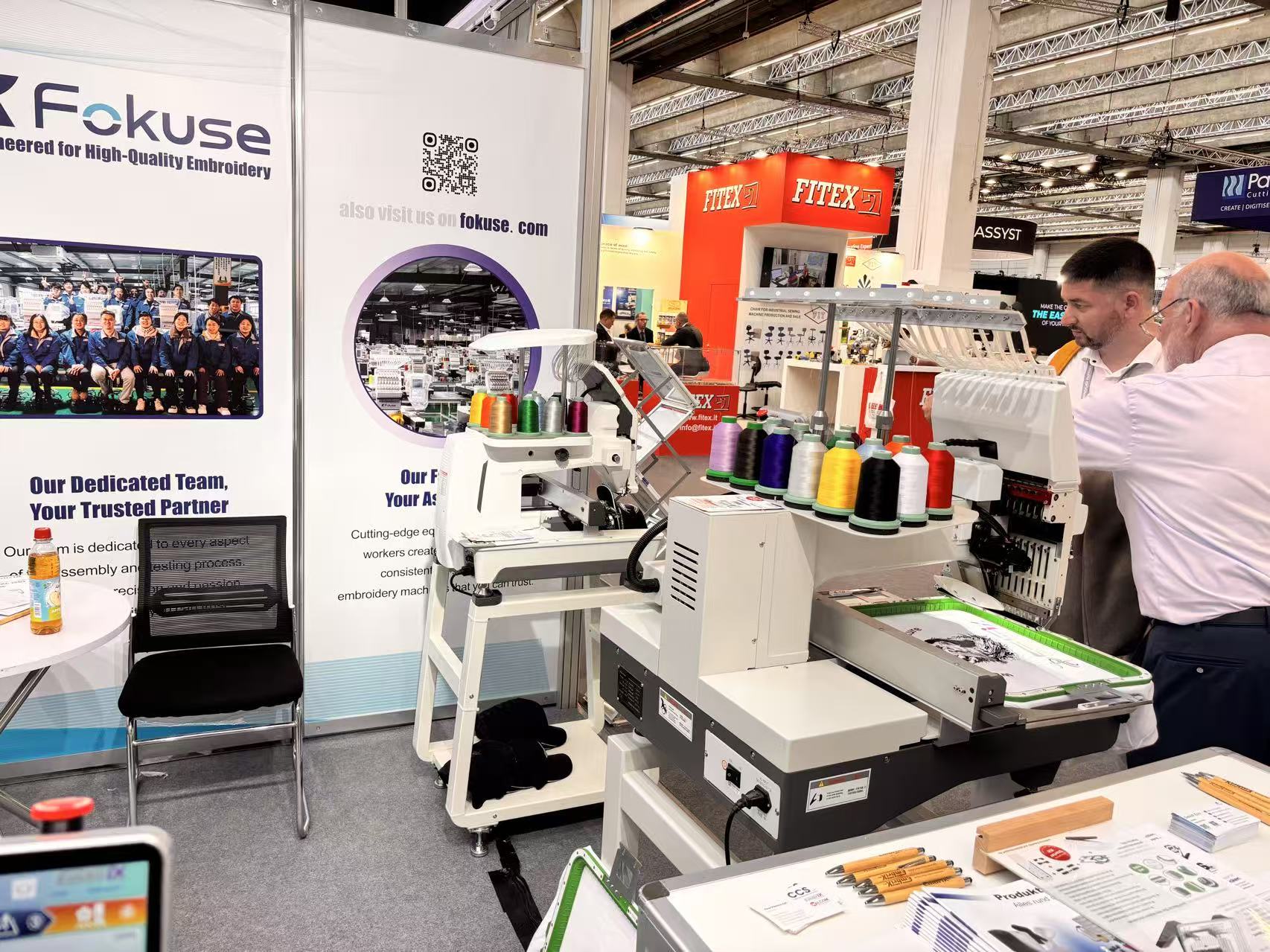 Fokuse at Texprocess in Frankfurt Fokuse at Texprocess in Frankfurt