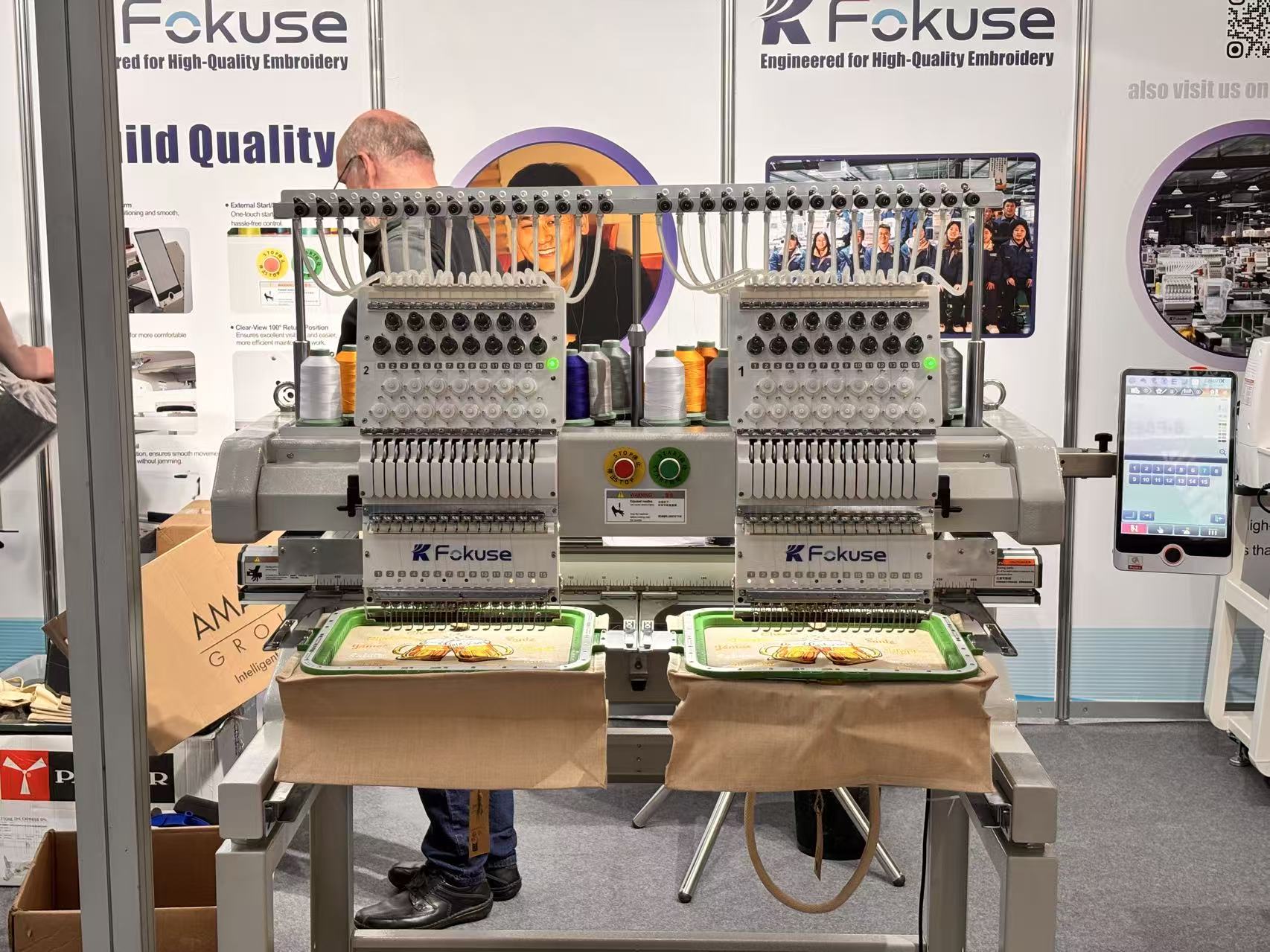 Fokuse at Texprocess in Frankfurt Fokuse at Texprocess in Frankfurt